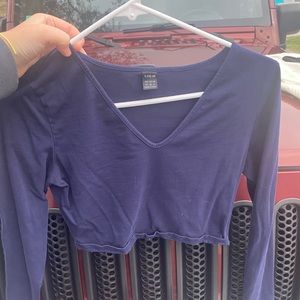long sleeve crop top from shein worn 3 or 4 times